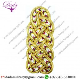 GOLD SILK SHOULDER BOARDS EPAULETS