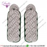 MAJOR TWISTED SHOULDER BOARD BRAID SILVER