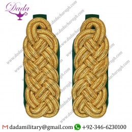 MAJORSGEFLECHT GOLD GRUEN SHOULDER BOARDSMAJORSGEFLECHT GOLD GRUEN SHOULDER BOARDS