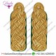 MAJORSGEFLECHT GOLD GRUEN TWISTED SHOULDER BOARDS