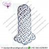 MALAYSIA POLIS CORD SHOULDER BOARD SILVER & BLUE