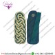 SHOULDER BRAID, MAJOR BRAID, ROUND CORD PROTECT GREEN GOLD, FELT