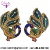 Beautiful Peacock Patches for Blouse side sleeves, Back Design, festival, designer blouse