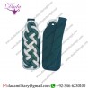 SHOULDER BRAID, MAJOR BRAID, ROUND CORD SILVER ,GREEN, GREEN FELT