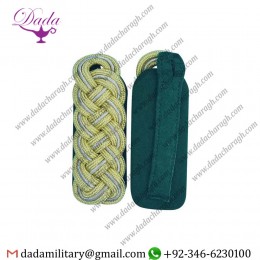 SHOULDER BRAID, MAJOR BRAID, ROUND CORD SILVER GOLD