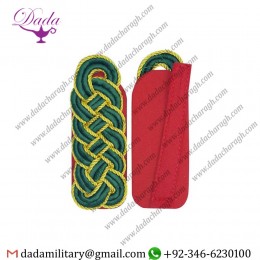 SHOULDER BRAID, MASTER BRAID, SOUTACHE GREEN, CORD GOLD, FELT RED