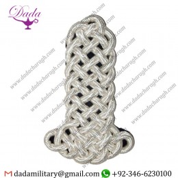 SILVER SHOULDER BOARDS EPAULETTE