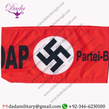 GERMAN WWII NSDAP PARTY READINESS PRINTED BRACELET