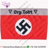 ORG TODT NCO CUFF TITLE ARMBAND WWII GERMAN