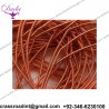 Copper rough purl bullion wire thread