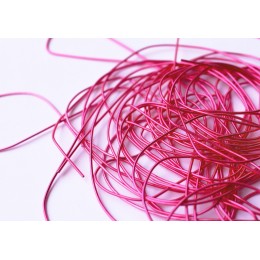 Smooth fuchsia pink cannetille - embroidery