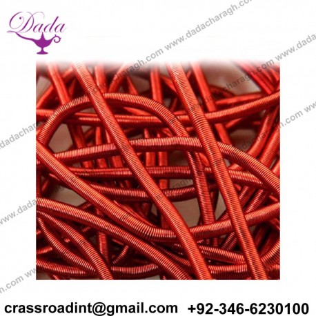 Dull bullion wire  gold embroidery material  gold strings for badge embroidery  red