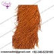 French Metallic Gimp Copper Bullion Wire Wire For Embroidery Work - Olive Orange in color
