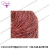 Rough purl bullion French Wire, 1 mm diameter, Burgundy Colour