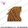 Rough purl bullion French Wire, 4 mm diameter, Golden Brown Color