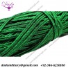 5 mm Thick Soutache Cord, Metallic Green Braid Cord, 5 mm Twisted Cord, Soutache Trim