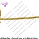 Gold soutache braid Russian Braid, Mylar Braid 3mm, 4mm, 5mm, 6mm, 7mm, 10 mm Width