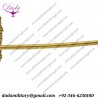 Gold soutache braid Russian Braid, Mylar Braid 3mm, 4mm, 5mm, 6mm, 7mm, 10 mm Width