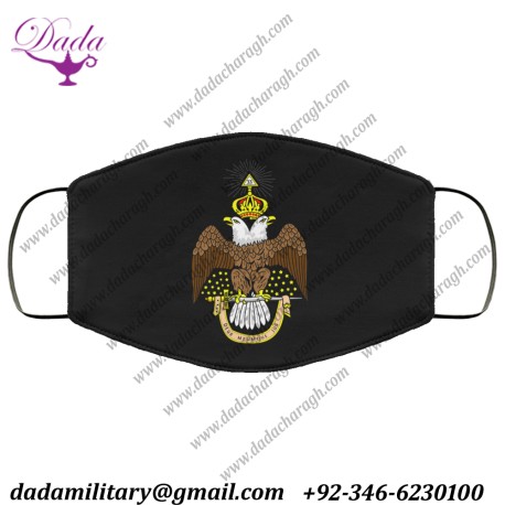 Ancient and Accepted Masonic Face Mask