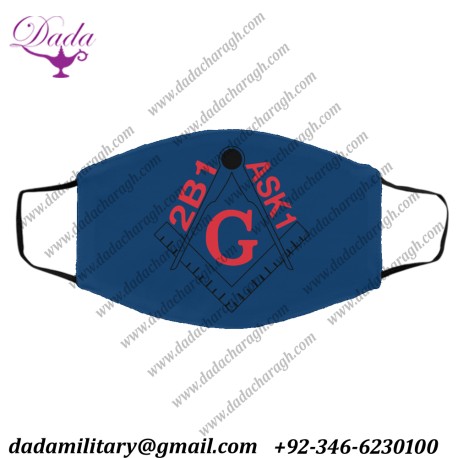 Freemasonry Symbol Masonic Face Mask