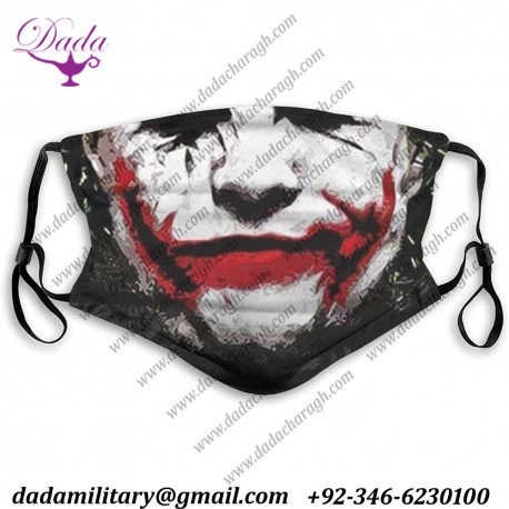Funny Joker Dust Reusable Washable Face Mouth