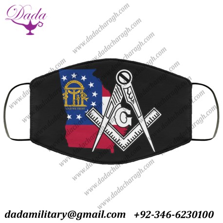 Georgia Masonic Face Mask
