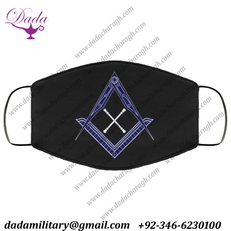 Marshal Baton Masonic Face Mask