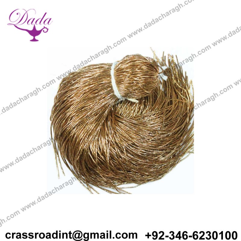 Bullion Wire, French Wire, Metallic French Wire french coil Rough Purl