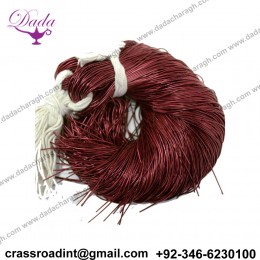 Bullion Wire, French Wire, Gimp Wire in Burgundy Colour