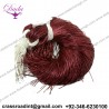 Bullion Wire, French Wire, Gimp Wire in Burgundy Colour