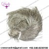 Bullion Wire, French Wire, Metallic French Wire, French Coil, Smooth Purl, Bullion Thread, Purl Wire In Light Grey Color
