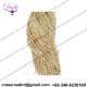 French Metallic Thick Sparkling Copper Bullion Wire For Embroidery Work - Light Gold in color