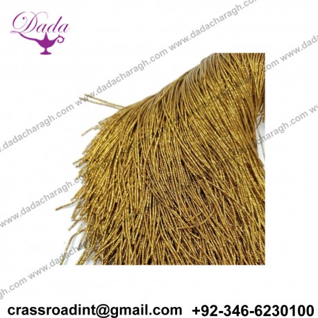 French wire, Bullion wire, 1 mm diamenter, Golden Brown Color