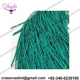 French Wire, Bullion Wire, 1 mm diameter, Emerald Green Color