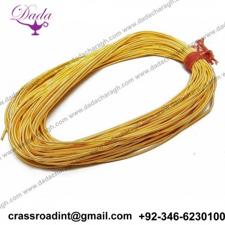 Decorative Gold Bullions Thread Wire Rough Purl Metallic Bullion Gimp