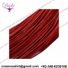 Gimp Stiff Wire Copper zardosi French embroidery Stiff wire in Red Color