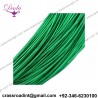 Gimp Wire Copper Zardosi Embroidery Stiff Wire French Stiff wire in Green Color