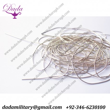 Arctic Silver Smooth Cannetille - Embroidery
