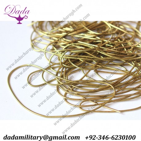 Smooth light khaki cannetille - embroidery