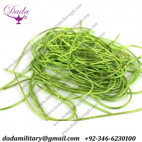 Smooth parrot green cannetille - embroidery