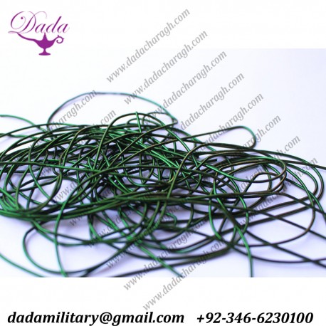 Smooth pine green cannetille - embroidery