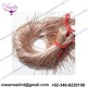 1MM smooth purl French Metallic wire in Rose Gold Colour