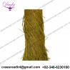 French Metallic Gimp Copper Bullion Wire Wire For Embroidery Work - Olive Green in color