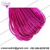 Fuchsia Pink Round Smooth Copper Hand Embroidery French Fine Metallic Wire Goldwork Bullion Indian Gimp Dabka Purl