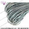 Light Hematite Silver Round Smooth Copper Hand Embroidery French Fine Metallic Wire Goldwork Bullion Indian Gimp Dabka