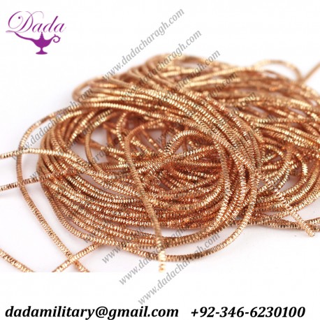 Cannetille curly rose gold