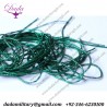 Jade green curly cannetille