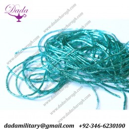 Light azure blue curly cannetille