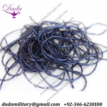 Royal blue curly cannetille