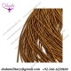 Spiral French Wire, 1.5 mm diameter, Antique Gold Color
